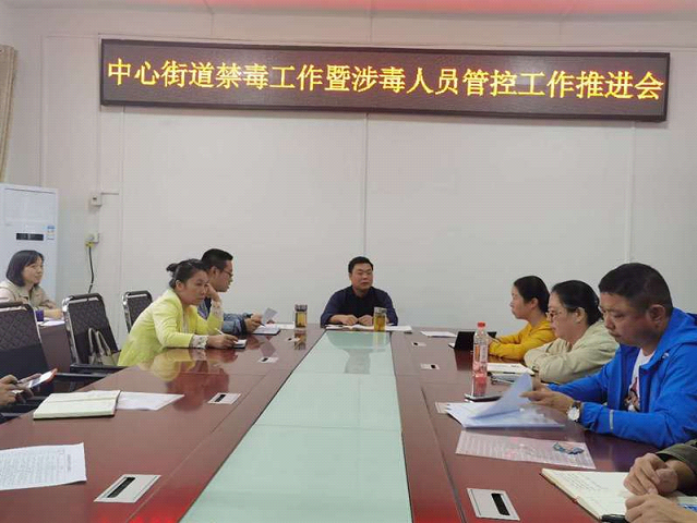 中心街道召开禁毒工作暨涉毒人员管控工作推进会_邵阳头条网