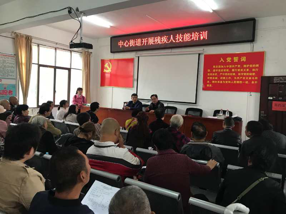 残疾人技能培训 共迎幸福明天_邵阳头条网