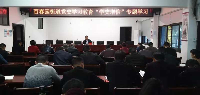 百春园街道开展党史学习教育“学史增信”专题学习研讨会_邵阳头条网