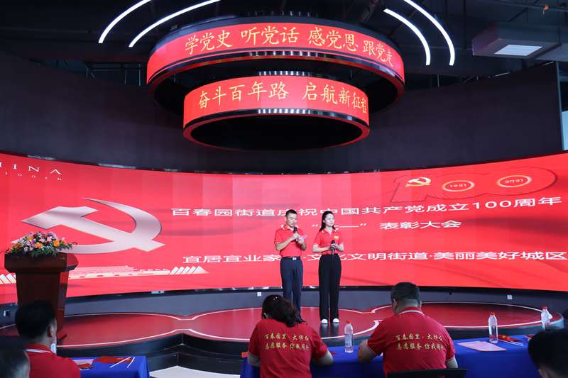 百春园街道举行庆祝建党一百周年暨“七一”表彰大会_邵阳头条网