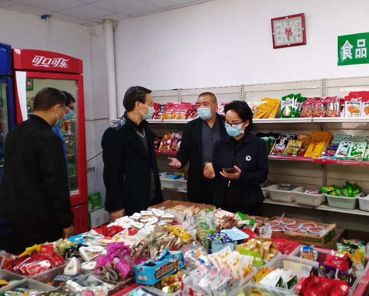 晏丽君率队督查大祥一中食品安全工作(图1)