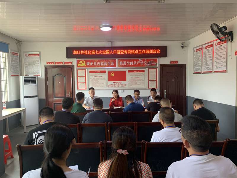 大祥区开展第七次全国人口普查专项试点工作培训会议(图2)