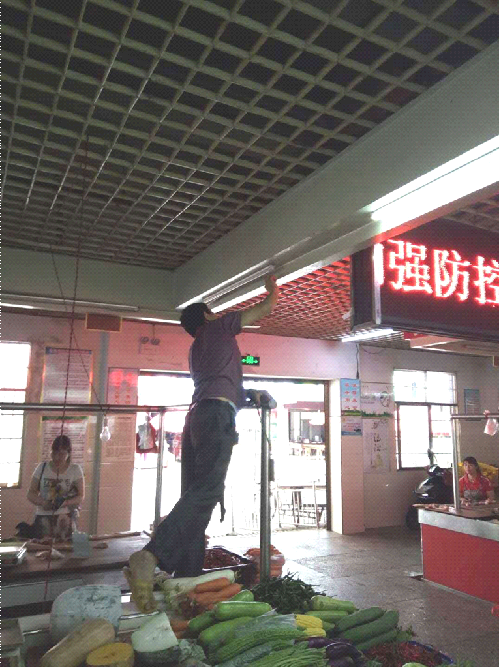 大祥区：开展农贸市场集中大清扫活动(图2)