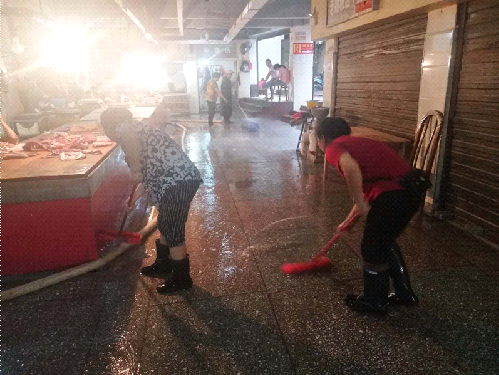 大祥区：开展农贸市场集中大清扫活动(图3)
