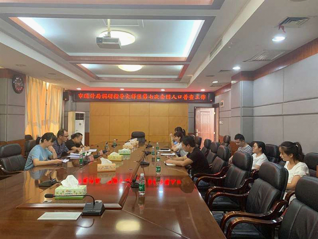 市人普办到大祥区调研指导第七次全国人口普查工作(图2)