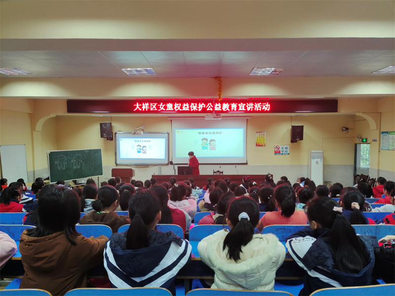 大祥区女童权益保护公益讲座走进西直街小学(图2)