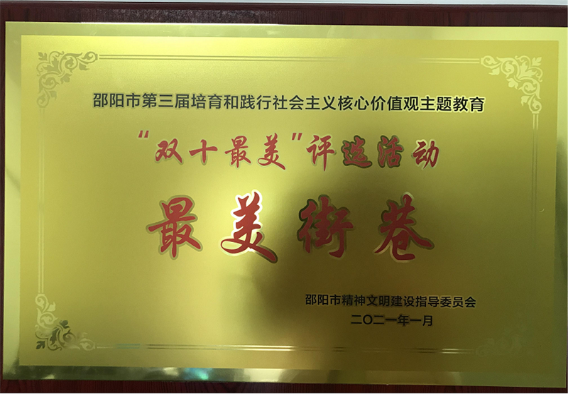 鼓掌大祥区双拥路荣获“最美街巷”(图3)
