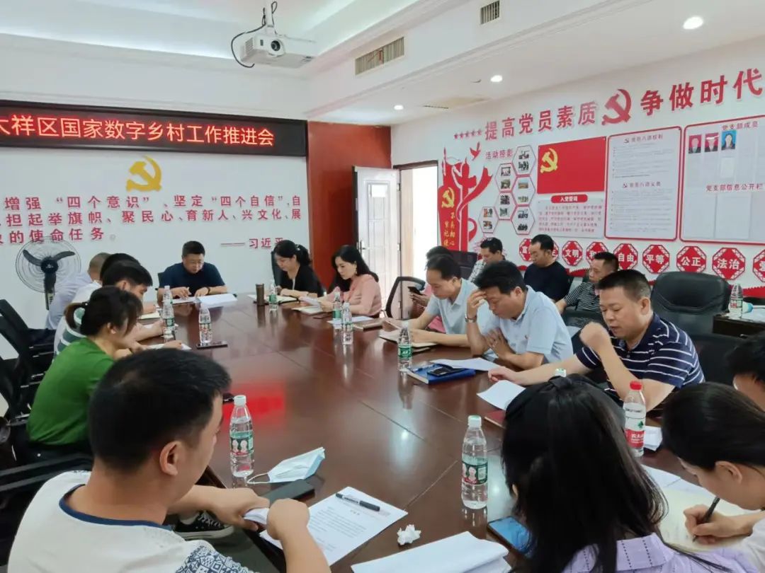 大祥区召开国家数字乡村工作推进会(图2)