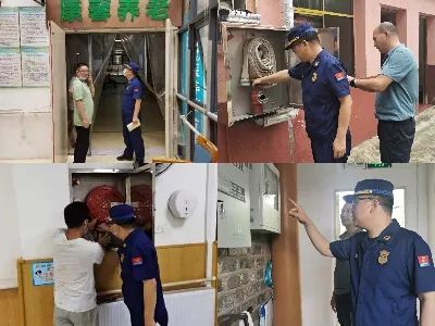 大祥区消防救援大队联合民政部门开展养老机构消防安全检查(图1)