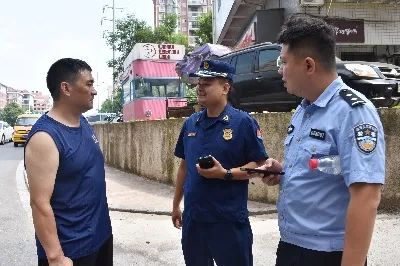 大祥区消防、交警联合开展消防车通道整治行动(图2)