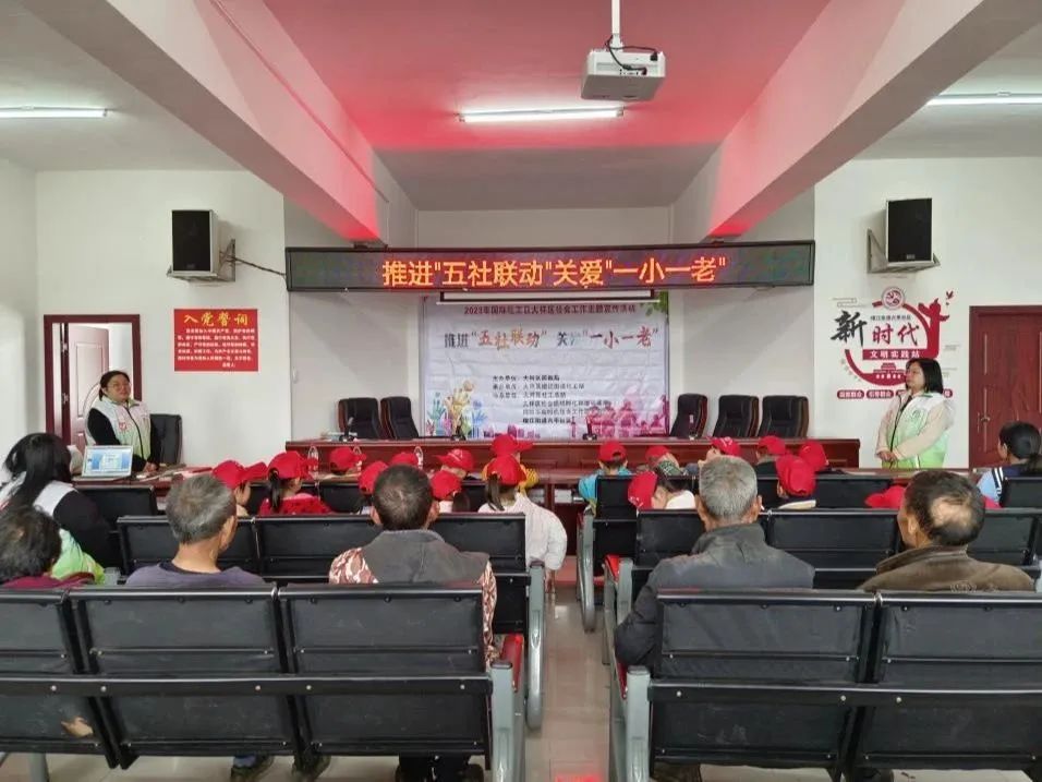 大祥民政：2023年国际社工日大祥区开展推进“五社联动”关爱“一小一老”社会工作主题宣传系列活动(图4)