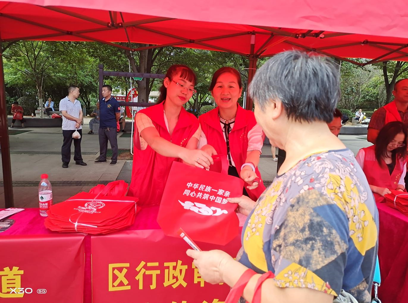 大祥区行政审批服务局：“开展民族团结进步宣传月”集中宣传活动(图1)