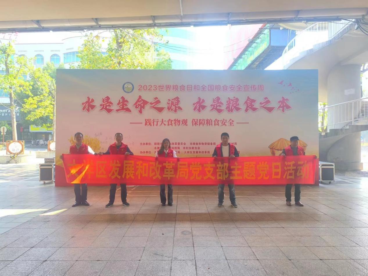大祥区发改局：坚持党建引领，夯实粮食安全根基环境(图1)