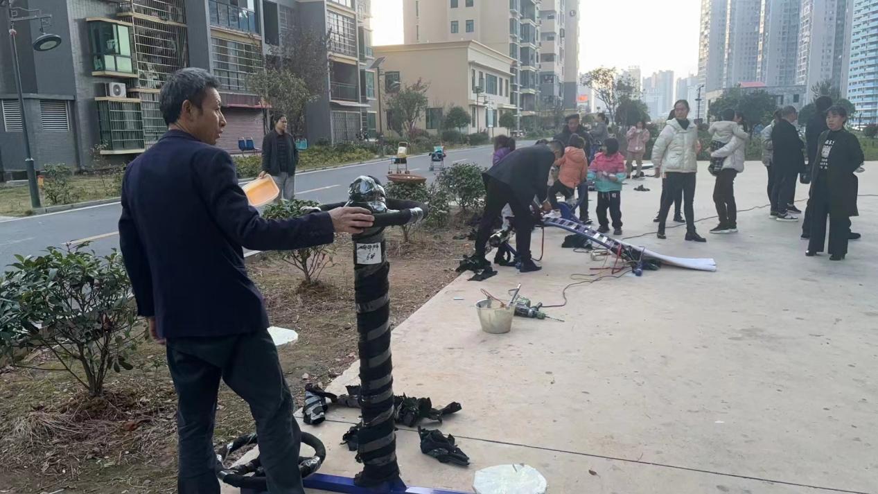 大祥区：以巡促改暖民心 健身场地换新颜(图1)