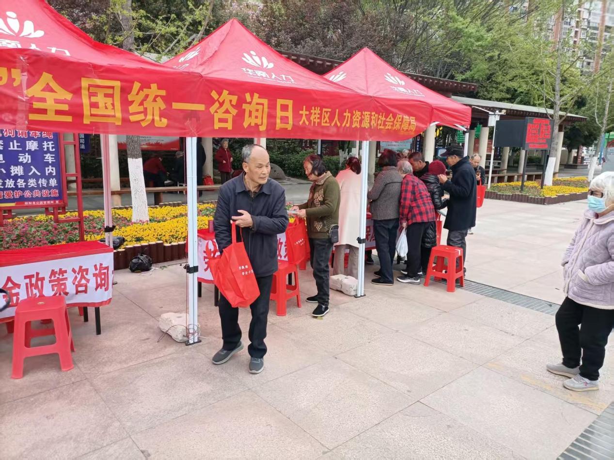 大祥区开展“12333全国统一咨询日”活动：普及个人养老金政策，守护群众幸福晚年(图3)