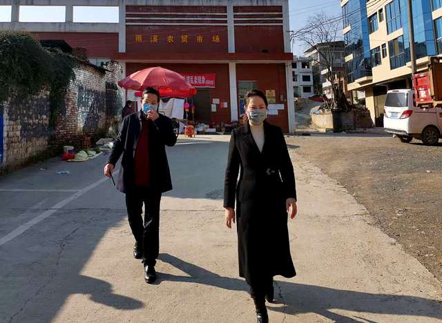 黄艳娥指导大祥区防疫工作(图2)