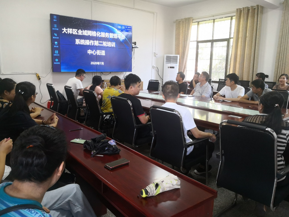 大祥区开展全域网格化服务管理平台培训工作(图3)