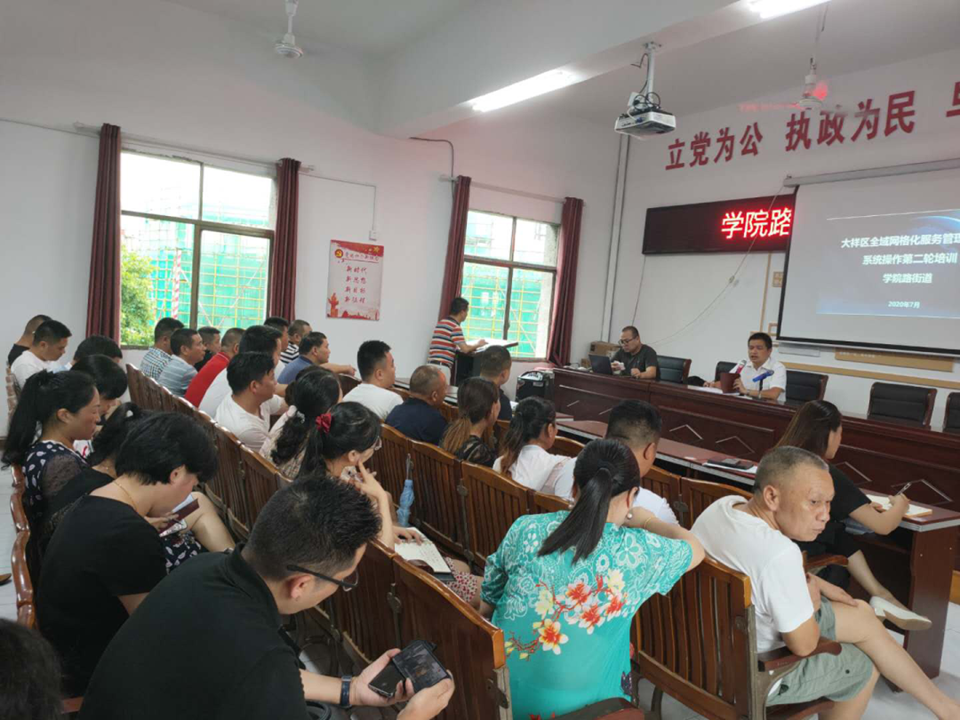 大祥区开展全域网格化服务管理平台培训工作(图8)
