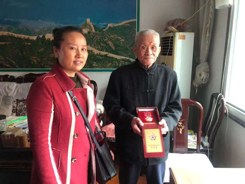 大祥区全面走访慰问抗美援朝老战士、老同志(图5)