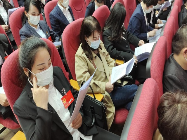 加快建设“五城三园三中心”大祥区六届人大一次会议开幕(图4)