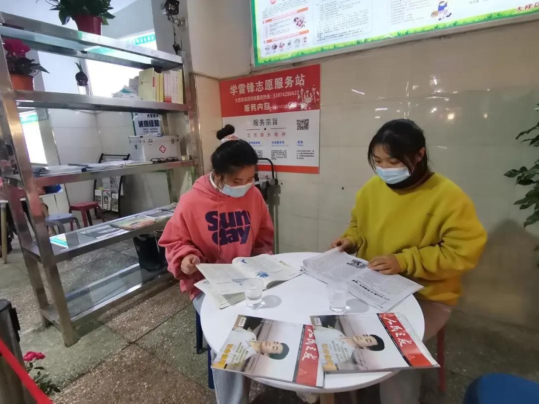 大祥区：文明城市树新风 农贸市场“志愿红”(图3)