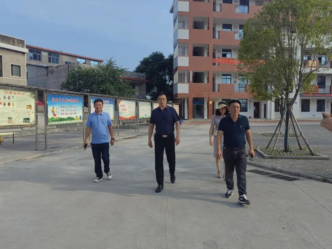 曾峤林下沉雨溪街道督导创文工作(图2)