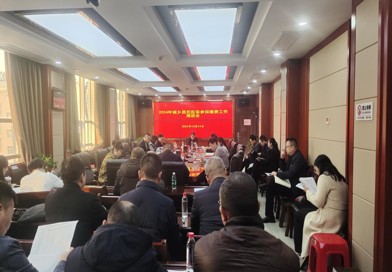 大祥区2024年度城乡居民医疗保险参保缴费工作推进会(图1)