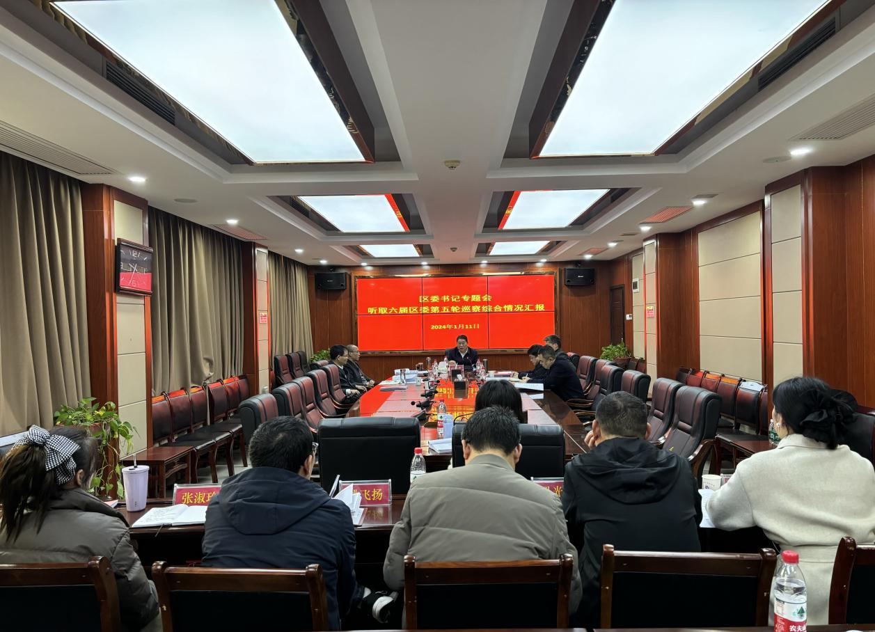 大祥区：召开区委书记专题会议 听取六届区委第五轮巡察综合情况汇报(图1)
