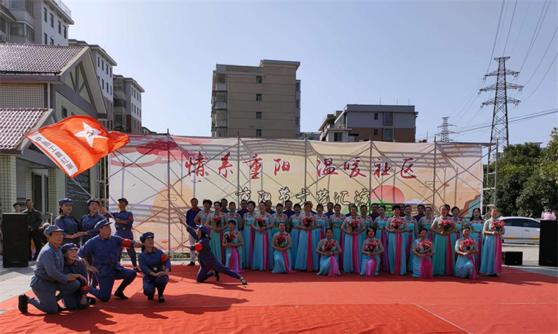城西街道开展重阳节文艺汇演活动(图2)