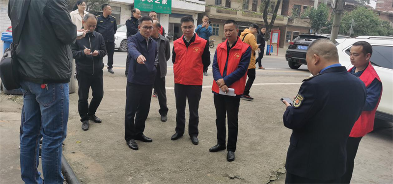 邓涛带队督查雨溪街道迎"国卫"复审工作(图2)