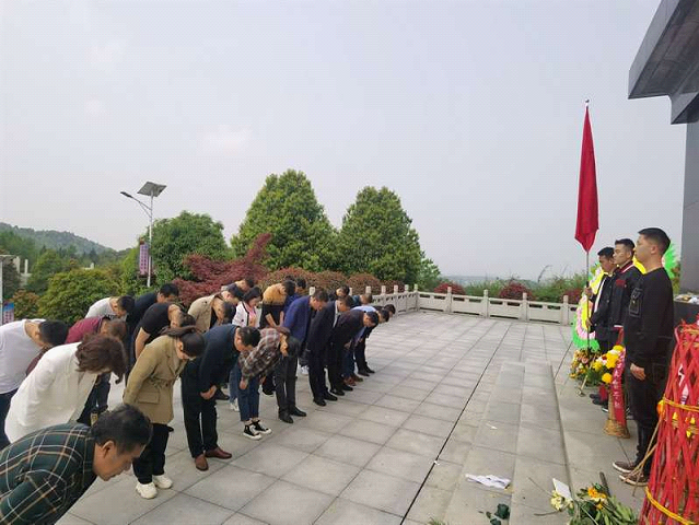 雨溪街道走进邵阳市烈士纪念园开展党史教育(图2)