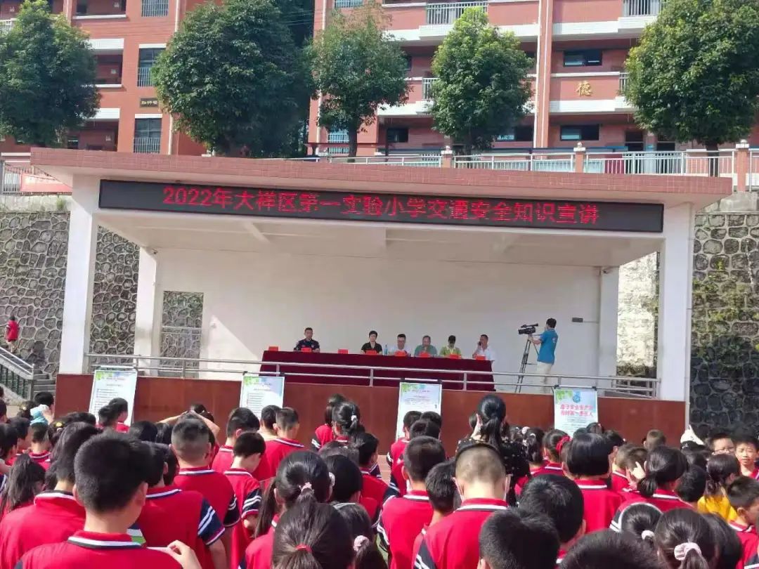 城西街道开展交通安全进校园活动(图1)