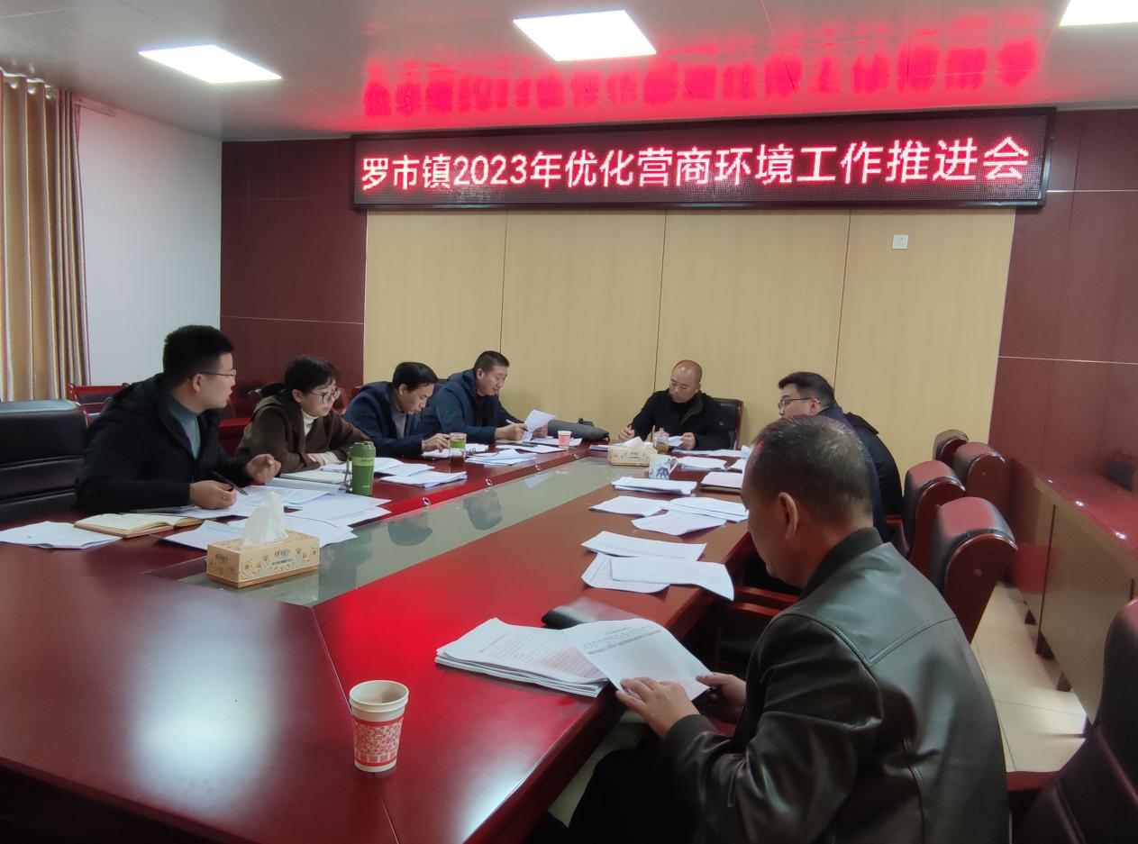邵阳市大祥区罗市镇召开优化营商环境工作推进会(图1)